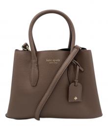 Kate Spade（ケイトスペード）の古着「エヴァ スモール サッチェル」｜ベージュ