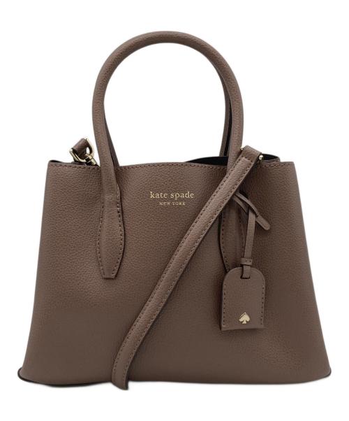 Kate Spade（ケイトスペード）Kate Spade (ケイトスペード) エヴァ スモール サッチェル ベージュ サイズ:WKRU5697の古着・服飾アイテム