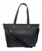 Aquascutumアクアスキュータム）の古着「TEC.3 2way Tote Bag」｜ブラック