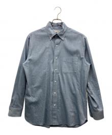 MACKINTOSH LONDON（マッキントッシュ ロンドン）の古着「コットンカシミヤボタンダウンシャツ」｜ブルー