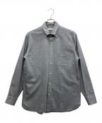 MACKINTOSH LONDONマッキントッシュ ロンドン）の古着「コットンカシミヤボタンダウンシャツ」｜ネイビー