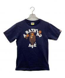 A BATHING APE（アベイシングエイプ）の古着「ベイビーマイロTシャツ」｜ネイビー