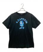 A BATHING APEアベイシングエイプ）の古着「ABC CAMO COLLEGE Tシャツ」｜ブラック
