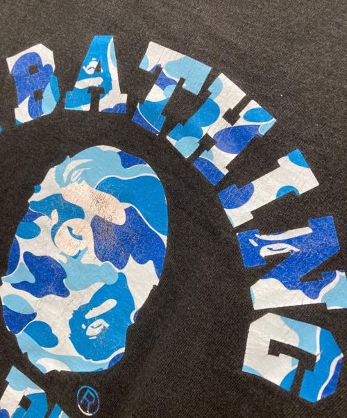 A BATHING APE（アベイシングエイプ）A BATHING APE (アベイシングエイプ) ABC CAMO COLLEGE Tシャツ ブラック サイズ:Ｌの古着・服飾アイテム