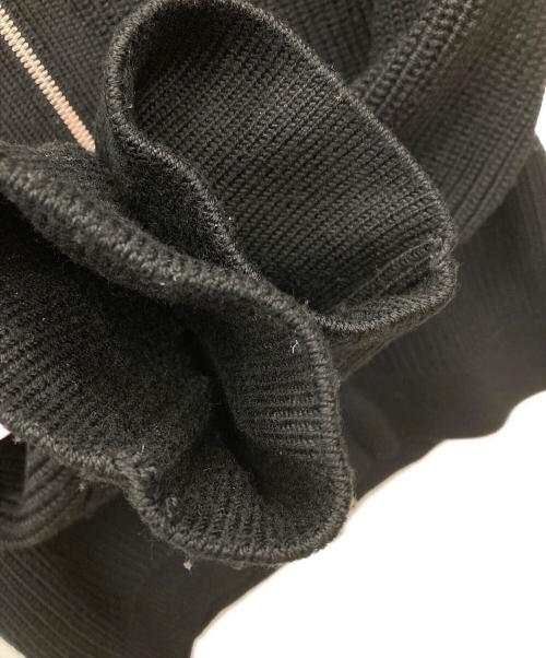 TOMORROW LAND tricot（トゥモローランド トリコ）TOMORROW LAND tricot (トゥモローランド トリコ) ジップニット ブラック サイズ:XSの古着・服飾アイテム