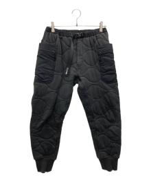 GRIP SWANY（グリップスワニー）の古着「キルトパンツ」｜ブラック