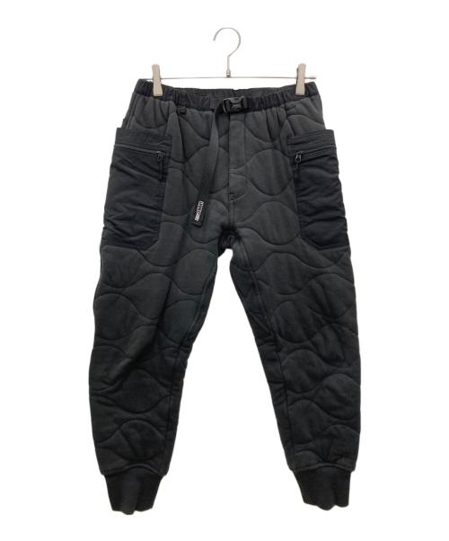 GRIP SWANY（グリップスワニー）GRIP SWANY (グリップスワニー) キルトパンツ ブラック サイズ:Mの古着・服飾アイテム