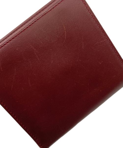 Cartier（カルティエ）Cartier (カルティエ) コンパクトウォレット ボルドーの古着・服飾アイテム