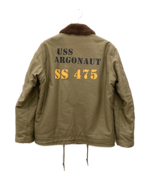 THE REAL McCOY'S（ザ・リアルマッコイズ）THE REAL McCOY'S (ザ・リアルマッコイズ) N-1デッキジャケット オリーブ サイズ:38の古着・服飾アイテム