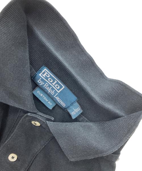 POLO RALPH LAUREN（ポロ・ラルフローレン）POLO RALPH LAUREN (ポロ・ラルフローレン) 長袖ポロシャツ ブラック サイズ:Lの古着・服飾アイテム