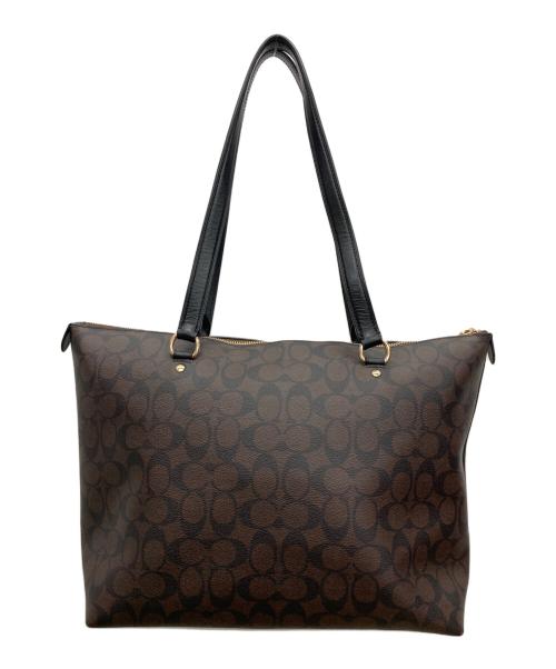 COACH（コーチ）COACH (コーチ) ラグジュアリー シグネチャー ギャラリー トート ブラウンの古着・服飾アイテム