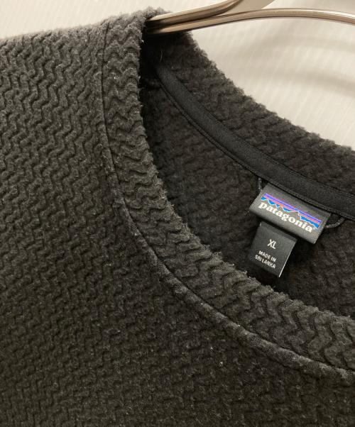 Patagonia（パタゴニア）Patagonia (パタゴニア) R1エア・クルー ブラック サイズ:XLの古着・服飾アイテム
