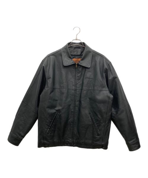 canada sportswear（カナダ スポーツウェア）canada sportswear (カナダ スポーツウェア) レザージャケット ブラック サイズ:Mの古着・服飾アイテム