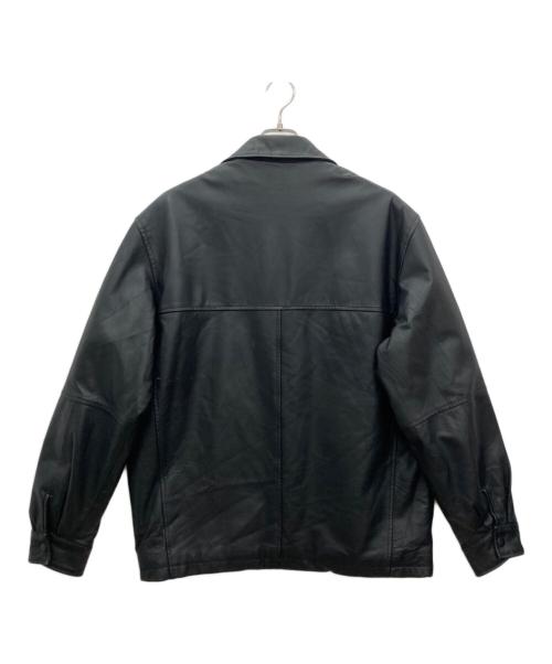 canada sportswear（カナダ スポーツウェア）canada sportswear (カナダ スポーツウェア) レザージャケット ブラック サイズ:Mの古着・服飾アイテム