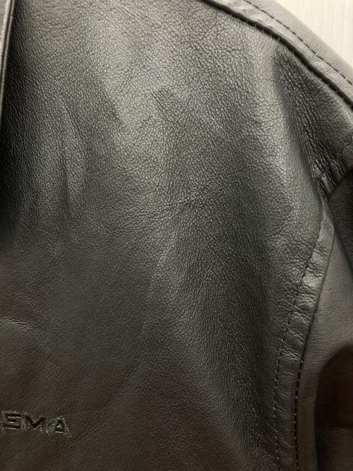 canada sportswear（カナダ スポーツウェア）canada sportswear (カナダ スポーツウェア) レザージャケット ブラック サイズ:Mの古着・服飾アイテム
