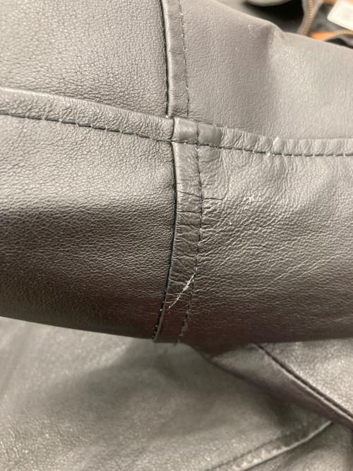 canada sportswear（カナダ スポーツウェア）canada sportswear (カナダ スポーツウェア) レザージャケット ブラック サイズ:Mの古着・服飾アイテム