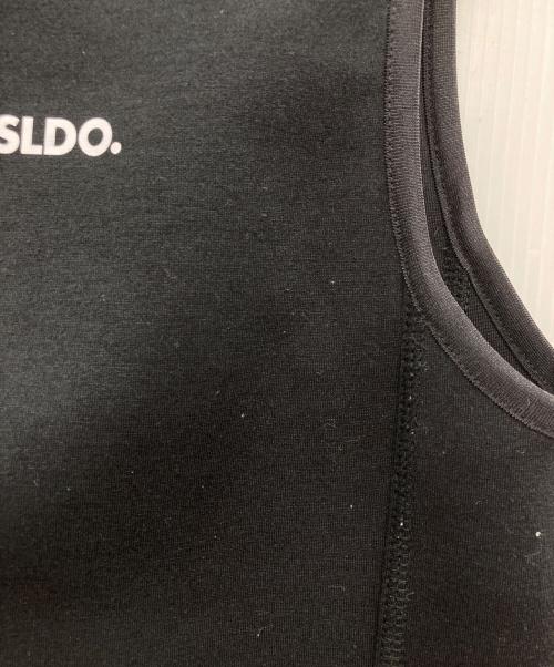SLDO.（エスルド）SLDO. (エスルド) ライトダブルニットベスト ブラック サイズ:Sの古着・服飾アイテム