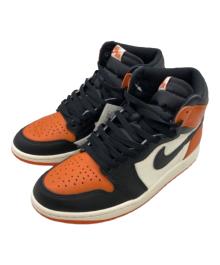 NIKE（ナイキ）の古着「ハイカットスニーカー」｜オレンジ×ブラック