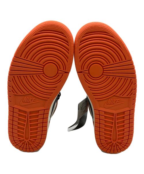 NIKE（ナイキ）NIKE (ナイキ) ハイカットスニーカー オレンジ×ブラック サイズ:25.5 未使用品の古着・服飾アイテム