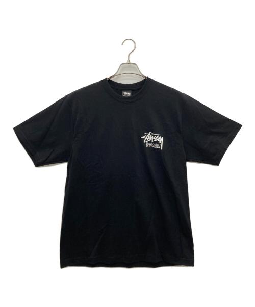 stussy（ステューシー）stussy (ステューシー) STOCK HONOLULU TEE ブラック サイズ:M 未使用品の古着・服飾アイテム