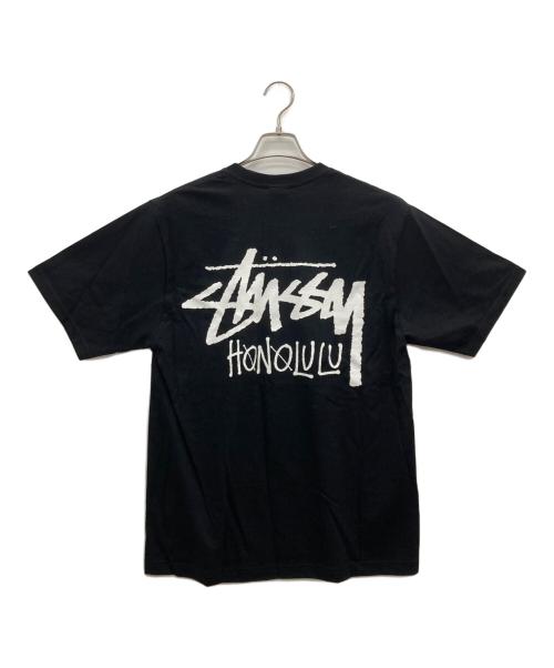 stussy（ステューシー）stussy (ステューシー) STOCK HONOLULU TEE ブラック サイズ:M 未使用品の古着・服飾アイテム