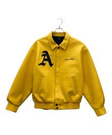 A FEW GOOD KIDS（アフューグッドキッズ）の古着「レザージャケット」｜イエロー