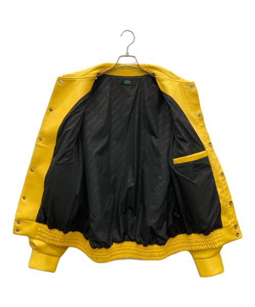 A FEW GOOD KIDS（アフューグッドキッズ）A FEW GOOD KIDS (アフューグッドキッズ) レザージャケット イエロー サイズ:Mの古着・服飾アイテム