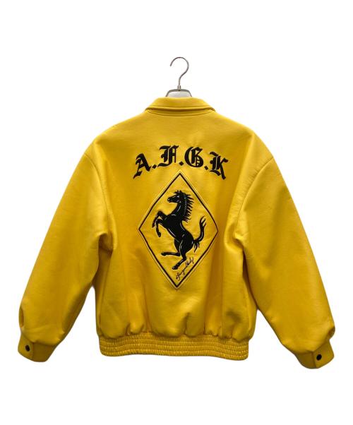 A FEW GOOD KIDS（アフューグッドキッズ）A FEW GOOD KIDS (アフューグッドキッズ) レザージャケット イエロー サイズ:Mの古着・服飾アイテム