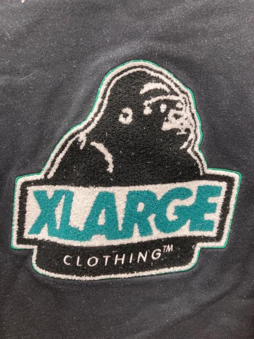 X-LARGE（エクストララージ）X-LARGE (エクストララージ) CHENILLE SLANTED OG CREWNECK SWEATSHIRT ブラック サイズ:Lの古着・服飾アイテム
