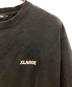 中古・古着 X-LARGE (エクストララージ) CHENILLE SLANTED OG CREWNECK SWEATSHIRT ブラック サイズ:L：6000円