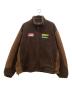 X-LARGE（エクストララージ）の古着「PANELED BOA FLEECE JACKET」｜ブラウン
