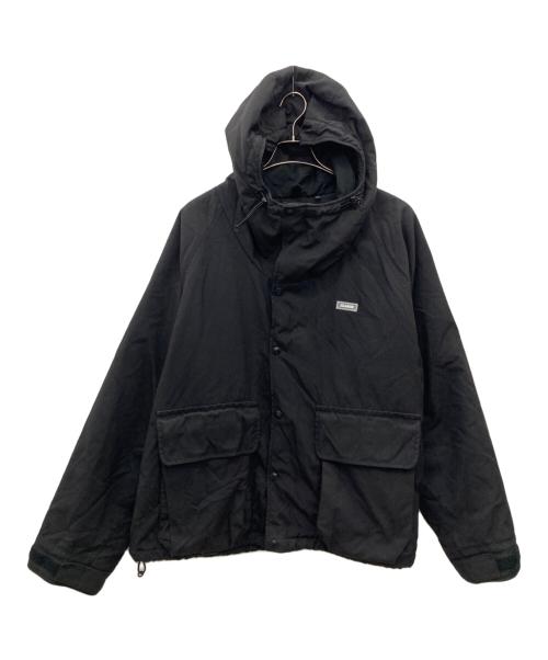 X-LARGE（エクストララージ）X-LARGE (エクストララージ) ラグランパファーフーデットジャケット ブラック サイズ:XLの古着・服飾アイテム