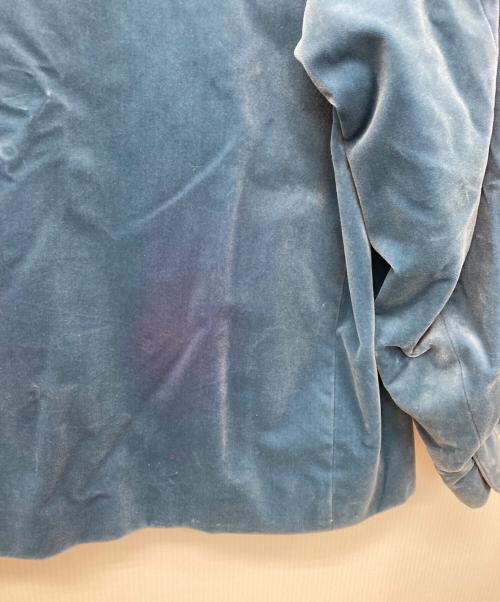 URU（ウル）URU (ウル) コットンベルベットブルゾン ブルー サイズ:2の古着・服飾アイテム