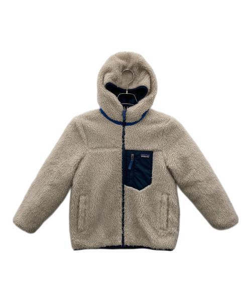 Patagonia（パタゴニア）Patagonia (パタゴニア) Kids' Reversible Ready-Freddy Hoody ベージュ サイズ:S（7-8才用）の古着・服飾アイテム