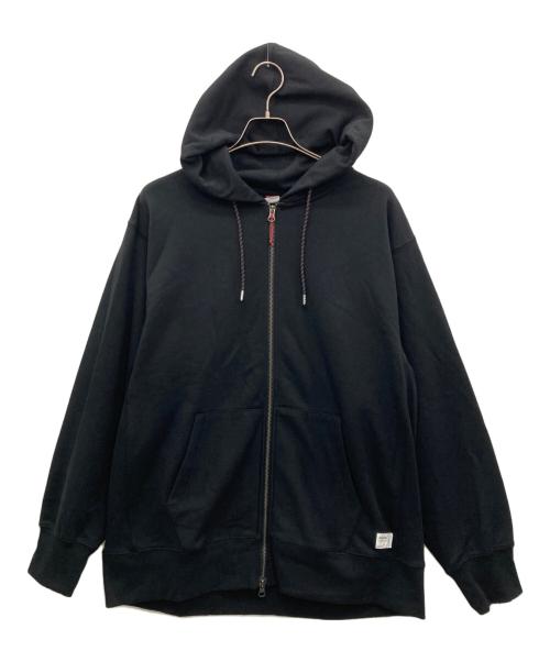 NANGA（ナンガ）NANGA (ナンガ)  エコ ハイブリッド フルジップパーカー ブラック サイズ:L 未使用品の古着・服飾アイテム