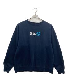 stussy（ステューシー）の古着「クルーネックスウェット」｜ネイビー