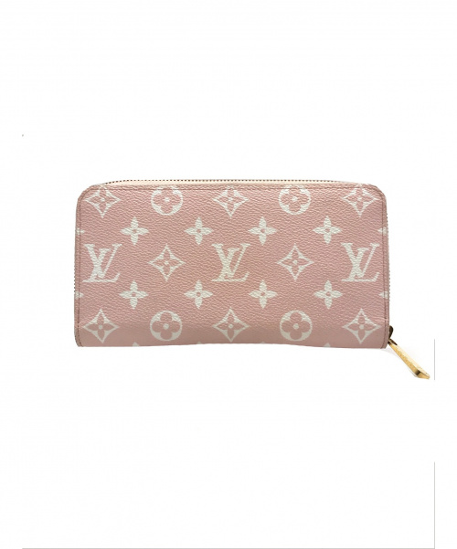 LOUIS VUITTON（ルイ ヴィトン）LOUIS VUITTON (ルイヴィトン) ジッピーウォレット/長財布 ピンク×レッド サイズ:実寸サイズをご確認ください。 モノグラム　ラウンドファスナーの古着・服飾アイテム
