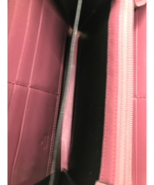 GUCCI（グッチ）GUCCI (グッチ) インターロッキングGGスプリーム ピンク サイズ:実寸サイズをご確認ください。 長財布の古着・服飾アイテム