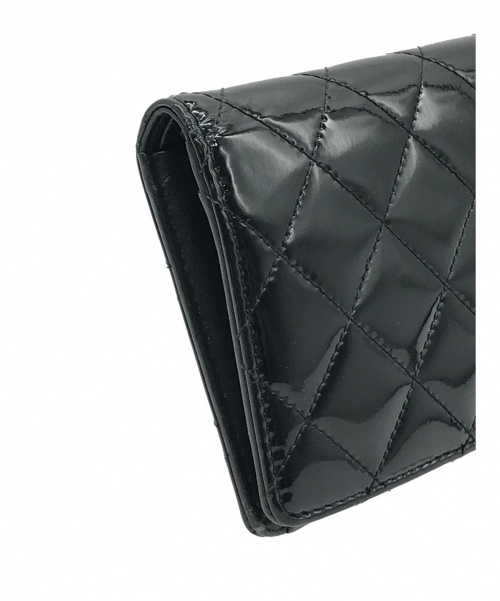CHANEL（シャネル）CHANEL (シャネル) 長財布 ブラック サイズ:実寸サイズをご確認ください。 マトラッセ　14347512の古着・服飾アイテム