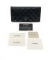 中古・古着 CHANEL (シャネル) 長財布 ブラック サイズ:実寸サイズをご確認ください。 マトラッセ　14347512：49800円