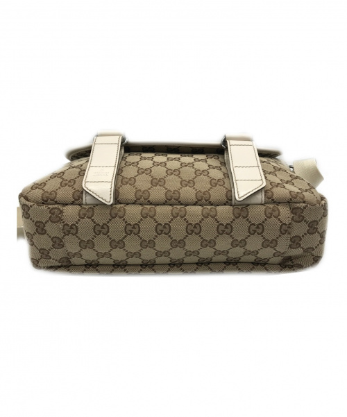 GUCCI（グッチ）GUCCI (グッチ) メッセンジャーバッグ ベージュ サイズ:実寸サイズをご確認下さい。 ショルダーバッグの古着・服飾アイテム