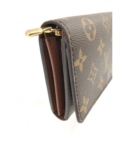 LOUIS VUITTON（ルイ ヴィトン）LOUIS VUITTON (ルイ ヴィトン) モノグラム ポルトフォイユ・トレゾール ブラウン サイズ:実寸サイズをご確認下さい。 二つ折り財布　CA0098の古着・服飾アイテム
