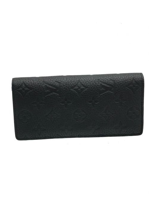 LOUIS VUITTON（ルイ ヴィトン）LOUIS VUITTON (ルイ ヴィトン) ポルトフォイユ・ブラザ　長財布 ブラック サイズ:実寸サイズにてご確認ください。の古着・服飾アイテム