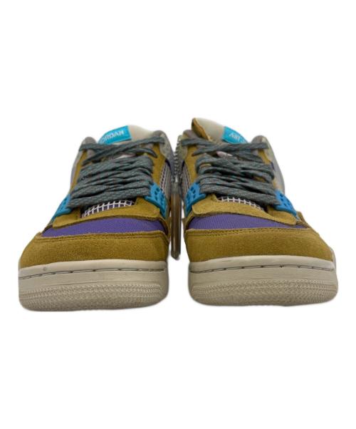NIKE×UNION（ナイキ×ユニオン）NIKE×UNION (ナイキ×ユニオン) AIR JORDAN4 RETORO SP デザートモス×ターコイズブルー サイズ:25.5の古着・服飾アイテム