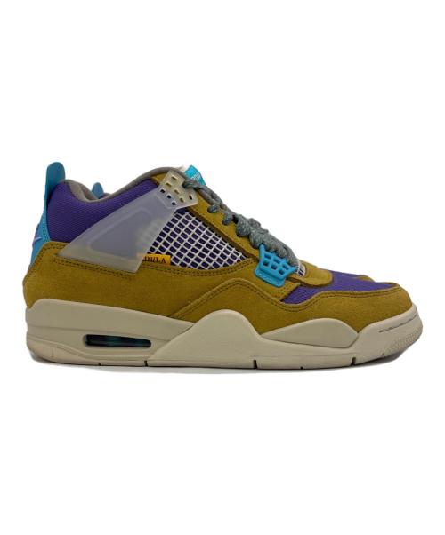 NIKE×UNION（ナイキ×ユニオン）NIKE×UNION (ナイキ×ユニオン) AIR JORDAN4 RETORO SP デザートモス×ターコイズブルー サイズ:25.5の古着・服飾アイテム