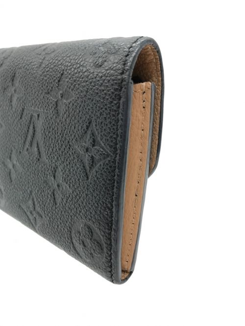 LOUIS VUITTON（ルイ ヴィトン）LOUIS VUITTON (ルイ ヴィトン) ポルトフォイユ・エミリー ノワール アンプラント ブラック サイズ:実寸サイズにてご確認ください。の古着・服飾アイテム