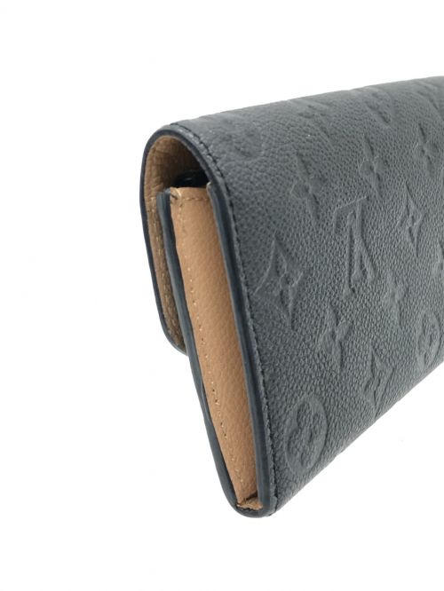 LOUIS VUITTON（ルイ ヴィトン）LOUIS VUITTON (ルイ ヴィトン) ポルトフォイユ・エミリー ノワール アンプラント ブラック サイズ:実寸サイズにてご確認ください。の古着・服飾アイテム