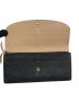 中古・古着 LOUIS VUITTON (ルイ ヴィトン) ポルトフォイユ・エミリー ノワール アンプラント ブラック サイズ:実寸サイズにてご確認ください。：49800円