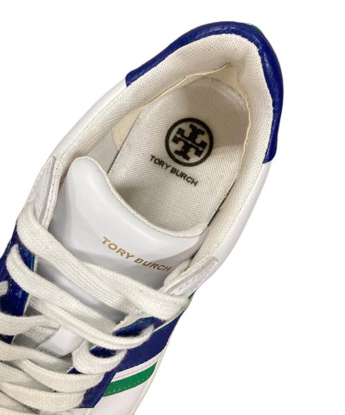 TORY BURCH（トリーバーチ）TORY BURCH (トリーバーチ) スニーカー ホワイト サイズ:24.5cmの古着・服飾アイテム