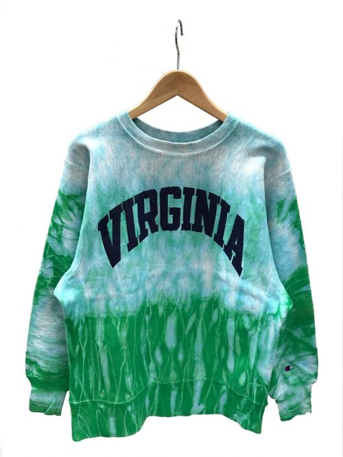 Champion REVERSE WEAVE（チャンピオン リバース ウィーブ）Champion REVERSE WEAVE (チャンピオン リバース ウィーブ) リバースウィーブスウェット グリーン サイズ:Lの古着・服飾アイテム